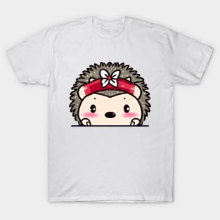 Sneaky japanese hedgehog so cute T-Shirt